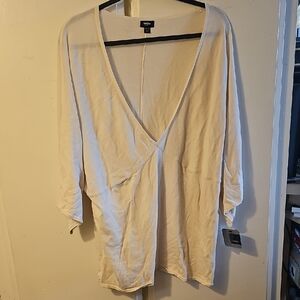 MOSSIMO Cream Top, Women's, Size 24W/26W - NWT